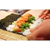 image:imageBambooMN Sushi Making Kit  2X Green Bamboo Rolling Mats 1x Rice Paddle 1x Spreader 1 Compartment Sauce Dish  100 Bamboo Mats and Utensils