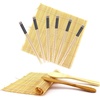 image:imageBambooMN Sushi Making Kit 2x Natural Bamboo Rolling Mats 1x Rice Paddle 1x Spreader and 6 Pairs Chopsticks