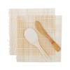 image:imageBambooMN Sushi Making Kit 3 Sets of 2x Natural Bamboo Rolling Mats 1x Rice Paddle 1x Spreader  100 Bamboo Mats and Utensils