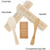 image:imageBambooMN Sushi Making Kit Rolling Mats Rice Paddle Spreader Sauce Dish