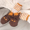 image:imageBambooMN Womens Super Soft Cute Fuzzy Cozy Warm Animal Face Indoor Outdoor Cabin Crew Home SocksHorse