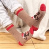 image:imageBambooMN Womens Super Soft Cute Fuzzy Cozy Warm Animal Face Indoor Outdoor Cabin Crew Home SocksMonkey