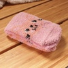 image:imageBambooMN Womens Super Soft Cute Fuzzy Cozy Warm Animal Face Indoor Outdoor Cabin Crew Home SocksRabbit