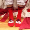 image:imageBambooMN Womens Super Soft Cute Fuzzy Cozy Warm Animal Face Indoor Outdoor Cabin Crew Home SocksSanta