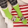 image:imageBambooMN Womens Super Soft Cute Fuzzy Cozy Warm Animal Face Indoor Outdoor Cabin Crew Home SocksSloth