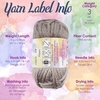 image:imageJubileeYarn Amigurumi Select Yarn Bonbons  10gSkein Baby Weight Acrylic  Light Colors  20 Skeins2x Light Colors1x Dark Colors