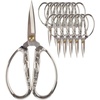 image:imageJubileeYarn Delicate Roses Embroidery Craft Units  Copper  1 UnitCrane Motif Embroidery  Brushed Nickel