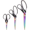 image:imageJubileeYarn Titanium Softgrip Scissors Set  Pinking Sewing Arts Crafts Office  1 Set of 4  Purple3pc Black