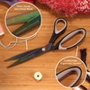 image:imageJubileeYarn Titanium Softgrip Scissors Set  Pinking Sewing Arts Crafts Office  1 Set of 4  Purple3pc Black