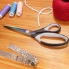 image:imageJubileeYarn Titanium Softgrip Scissors Set  Pinking Sewing Arts Crafts Office  1 Set of 4  Purple3pc Black