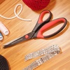 image:imageJubileeYarn Titanium Softgrip Scissors Set  Pinking Sewing Arts Crafts Office  1 Set of 4  Purple3pc Black W Red Inlays