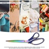 image:imageJubileeYarn Titanium Softgrip Scissors Set  Pinking Sewing Arts Crafts Office  1 Set of 4  Purple3pc Blue