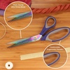 image:imageJubileeYarn Titanium Softgrip Scissors Set  Pinking Sewing Arts Crafts Office  1 Set of 4  Purple3pc Blue