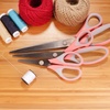 image:imageJubileeYarn Titanium Softgrip Scissors Set  Pinking Sewing Arts Crafts Office  1 Set of 4  Purple3pc Pink