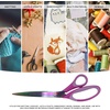image:imageJubileeYarn Titanium Softgrip Scissors Set  Pinking Sewing Arts Crafts Office  1 Set of 4  Purple3pc Purple