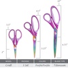 image:imageJubileeYarn Titanium Softgrip Scissors Set  Pinking Sewing Arts Crafts Office  1 Set of 4  Purple3pc Purple