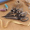 image:imageJubileeYarn Titanium Softgrip Scissors Set  Pinking Sewing Arts Crafts Office  1 Set of 4  Purple4pc Black