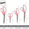 image:imageJubileeYarn Titanium Softgrip Scissors Set  Pinking Sewing Arts Crafts Office  1 Set of 4  Purple4pc Pink