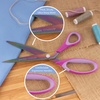 image:imageJubileeYarn Titanium Softgrip Scissors Set  Pinking Sewing Arts Crafts Office  1 Set of 4  Purple4pc Purple