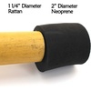 image:imagePointed Tip Assortment  Low Profile Staff Neoprene Safety Tip  Both SizesThrusting Tip  2 Cylinder