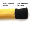 image:imagePointed Tip Assortment  Low Profile Staff Neoprene Safety Tip  Both SizesThrusting Tip  Cylinder Assortment