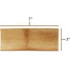 image:imageReusable Bamboo Black Rectangle Sushi Serving Tray Plate 7 x 28  10 PiecesCarbonized Brown