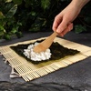 image:imageSushi Mat Kit 3 Sets of Green Natural Bamboo Rolling Mat Rice Paddle Spreader Sauce DishCombo