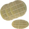 image:imageBamboo Sushi Making Mats and Bamboo Steamer Liner Pad Inserts Accessory Set 4 Piece Assorted Set65 Dia Green