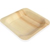 image:imageBambooMN  104 x 85 x 078 Disposable Wood Rectangle PlatesDishes 100 Pieces300 Pieces