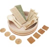 image:imageBambooMN 142 Hangiri Oke Sushi Rice Cooling BowlTub with 19 Pieces Sushi Making Serving Accessory Kit  Extra Large13Inch