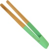 image:imageBambooMN 79 Reusable Bamboo A Tongs  Blue  3 UnitsGreen