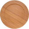 image:imageBambooMN 8 x 8 Bamboo Ecoware Reusable Dinnerware Square Plates for Catered Events Holidays or Home Use Supplies 4 Pcs13 Dia Round