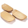 image:imageBambooMN 83 x 45 Premium Bamboo Leaf Boat Renewable and Disposable Serving Boat Tray for Catering and Home Use 100 Pieces10 x 575