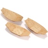 image:imageBambooMN 83 x 45 Premium Bamboo Leaf Boat Renewable and Disposable Serving Boat Tray for Catering and Home Use 100 Pieces325 x 15