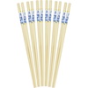 image:imageBambooMN 95 Reusable Floral Japanese Bamboo Chopsticks  Blue  6 PairsBlue Floral