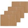 image:imageBambooMN Bamboo PlacematSushi Rolling Mat  18 x 13  Brown 4 pcsBrown