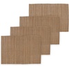 image:imageBambooMN Bamboo PlacematSushi Rolling Mat  185 x 13  Brown with String 4 pcsBrown With String