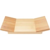 image:imageBambooMN Bamboo Sushi Board Serving Tray Special Design 83 x 47 x 12 Carbonized Brown 2 PiecesSpecial  Natural