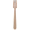 image:imageBambooMN Brand  55 Disposable Wood ForkKnife Spoon Set 100 Pieces Each Piece contains one setDinner Fork