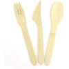 image:imageBambooMN Brand  65 Disposable Bamboo Veneer Flatware 24 Place Setting 72 Pieces total24