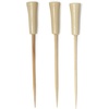 image:imageBambooMN Decorative Golf Tee Bamboo Cocktail Sandwich Skewer Picks  35  Green  1000 PiecesNatural