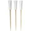 image:imageBambooMN Decorative Golf Tee Bamboo Cocktail Sandwich Skewer Picks  425  White  1000 PiecesWhite