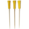 image:imageBambooMN Decorative Golf Tee Bamboo Cocktail Sandwich Skewer Picks  425  White  1000 PiecesYellow