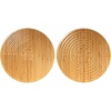 image:imageBambooMN Finger Labyrinth for Meditation and Prayer  125 Diameter  7 Circuit CretanStyle7 Circuit Doublesided 125 Chartres  Carbonized Brown