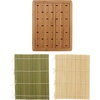 image:imageBambooMN MultiPurpose Bamboo Display Skewers Holder Sushi Making Mats Plus SlateSkewer Holder  Sushi PlateMats