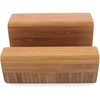 image:imageBambooMN Multipurpose Natural Bamboo Stand to Display Finger Labyrinth Picture Frames Plaques and More 2 PiecesStand Carbonized Brown