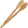 image:imageBambooMN Organic Bamboo Utensil Set Spatula Spoon Tongs  8 PieceB25  12 Salad Tongs