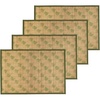 image:imageBambooMN Premium Bamboo Slats Placemat with Fabric Border  Floral Print  12 x 175  Autumn Roses 4 pcsChicken
