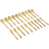 image:imageBambooMN Reusable Bamboo Appetizer Forks Picks 37 Carbonized Brown 100 Pcs20
