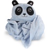 image:imageBambooMN Super Soft Hooded Baby Bath Animal Towels  Cute Nursery Essentials Ages Newborn to Toddler  For GirlsBoysBlue Panda
